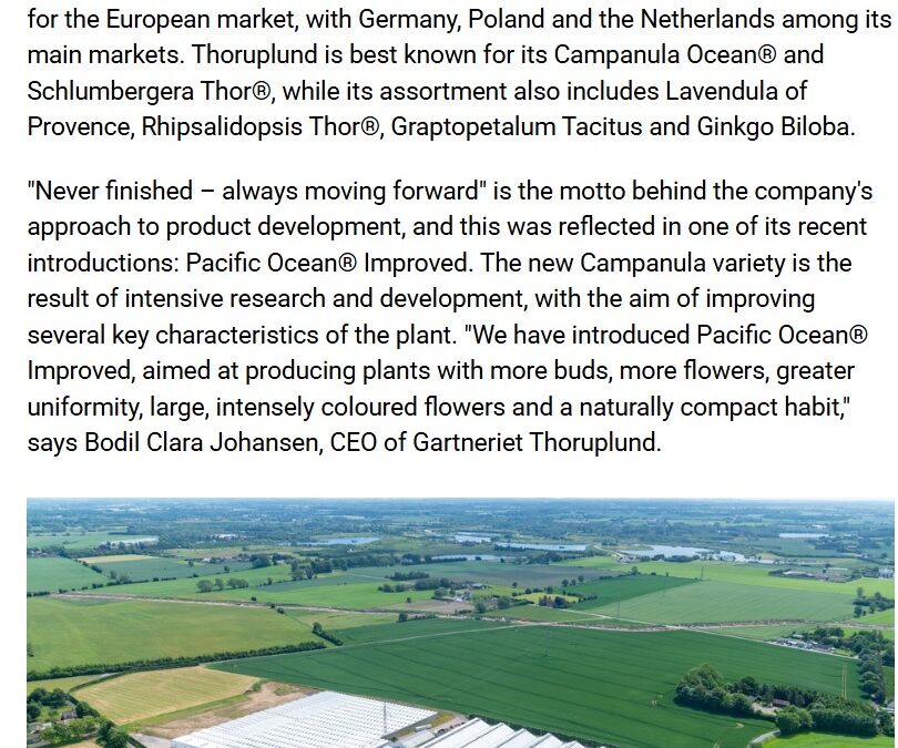 Thoruplund in Floraldaily